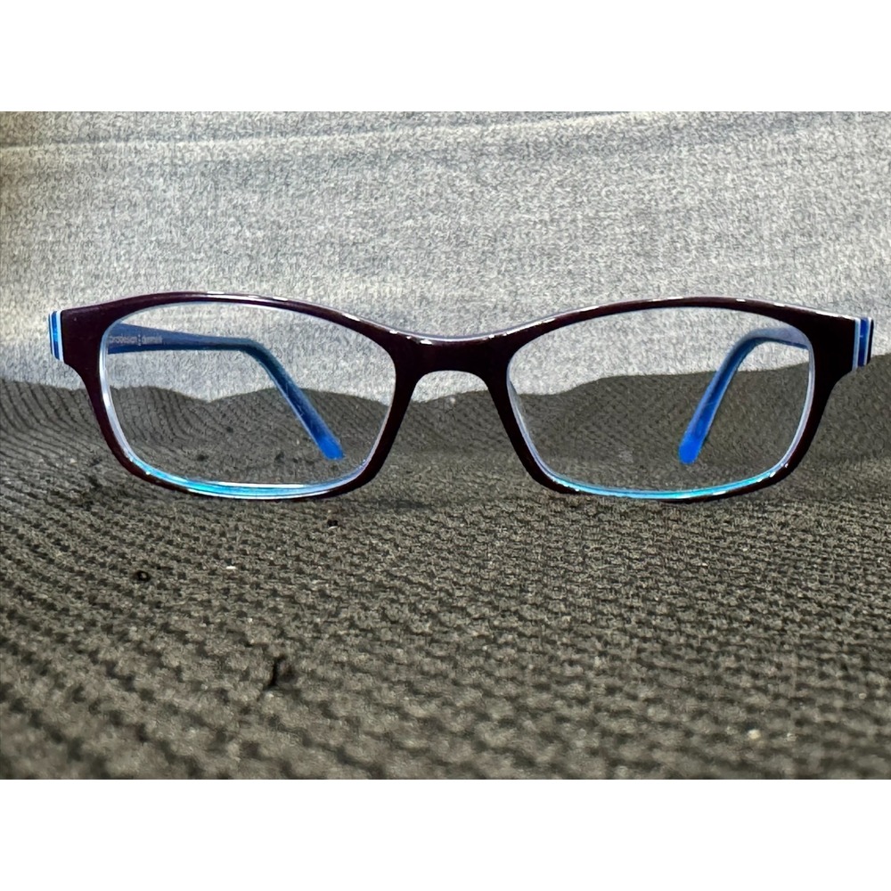 Prodesign Denmark 1700 c.3722 Womens Purple Blue Eyeglasses Frame Only 50-16-135
